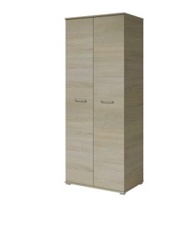 Szafa Dzielona JULIA 80cm | Wieszak + Półki